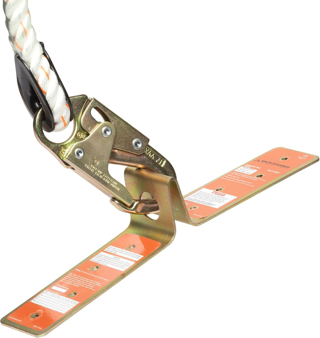 Single Use Disposable Roof Anchor, Lightweight, OSHA Compliant, Easy to Install (1 Pack)