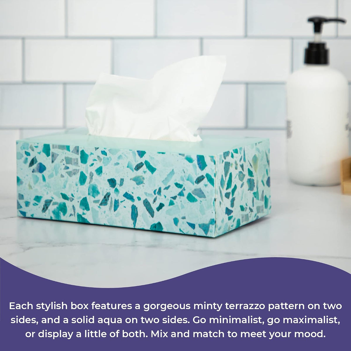 3-Ply 115 Sheet/Package Facial Tissue 6 Pack
