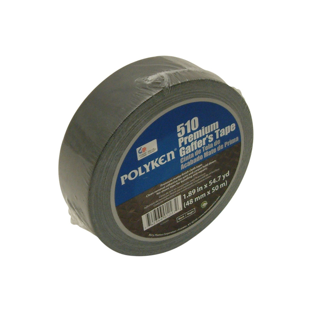 510/BLK225 510 Premium Grade Gaffers Tape: 2" x 75 ft.