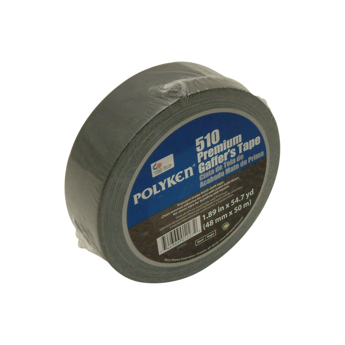 510/BLK225 510 Premium Grade Gaffers Tape: 2" x 75 ft.