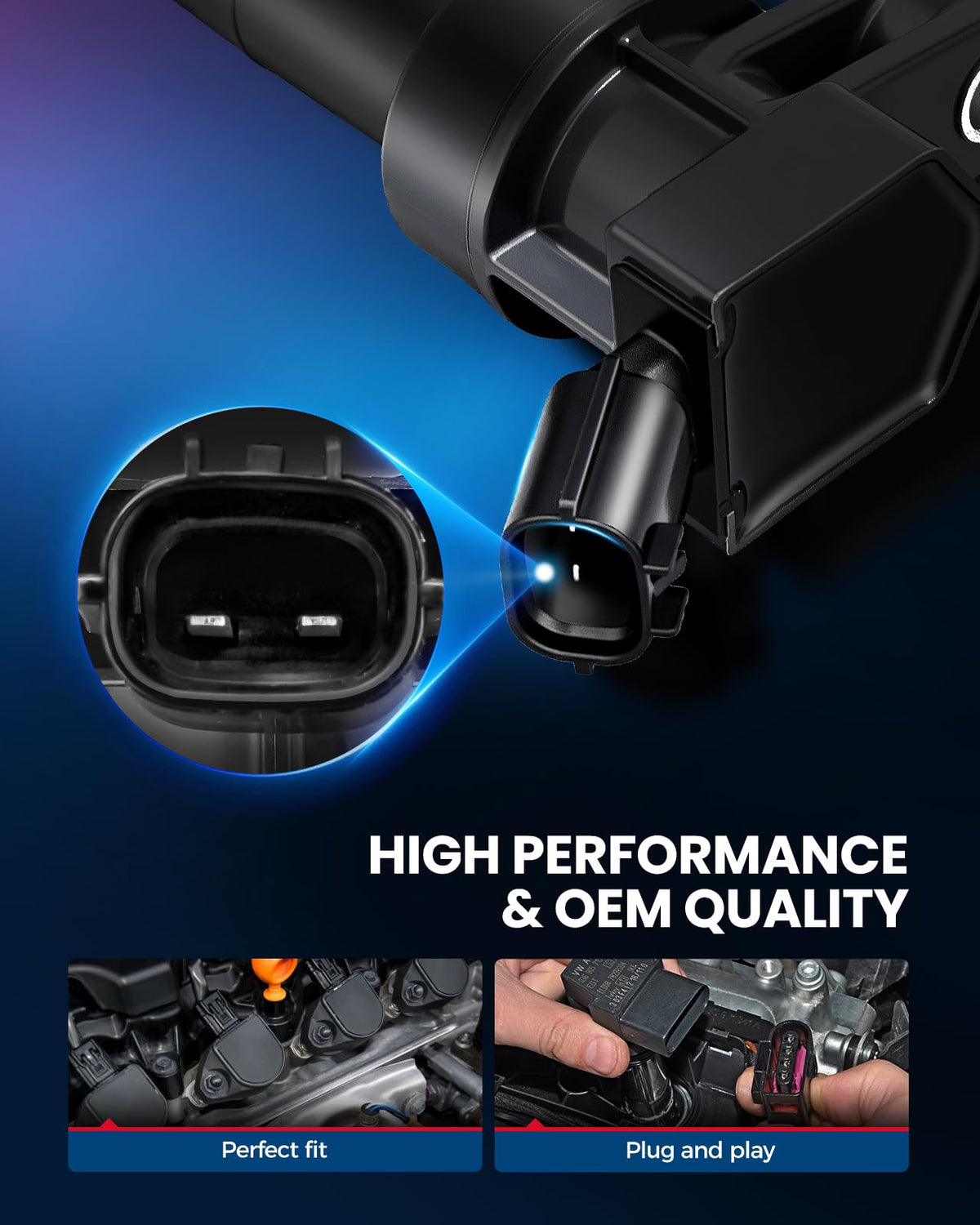 KAX 4 Ignition Coils for Kia Optima 2011-2015 2.0T