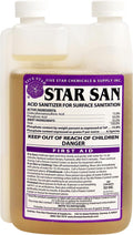 Star San Cleaner 32oz - No Rinse Food Grade Brewing Sanitizer Rinseless Cleaning Agent for Home Brew, Kegs, Stainless