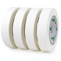 White Gaffer Tape, Matte Non-Reflective, 4 Pack 1inch x 30yds No Residue Hand Tear Self-Adhesive Gaffer Tape for