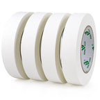 White Gaffer Tape, Matte Non-Reflective, 4 Pack 1inch x 30yds No Residue Hand Tear Self-Adhesive Gaffer Tape for