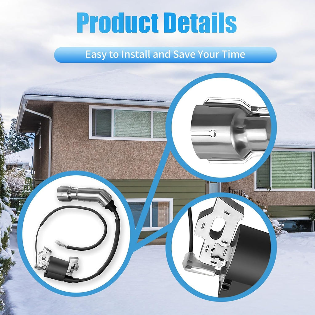 20001042 lqnition Coil Compatible with Ariens Lawn Mowers ancSnow Blowers AX 136cc 208cc 254cc Spark plug wire 8.5 Inches