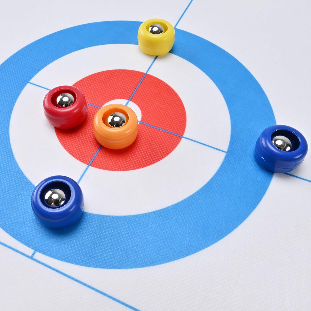 Mini Shuffleboard Replacement Pucks Rollers Curling Accessories 2-4 Color | 8-16 Pack Tabletop Equipment 0.98 inch/