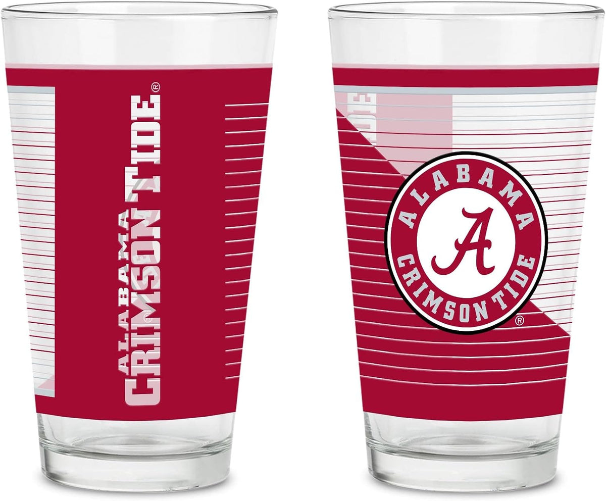 NCAA Main 2 Pack 16oz Pint Glass Gift Set