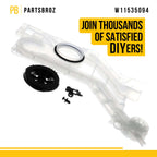 Dishwasher Water Inlet Assembly for Whirlpool WDTA50SAKW0