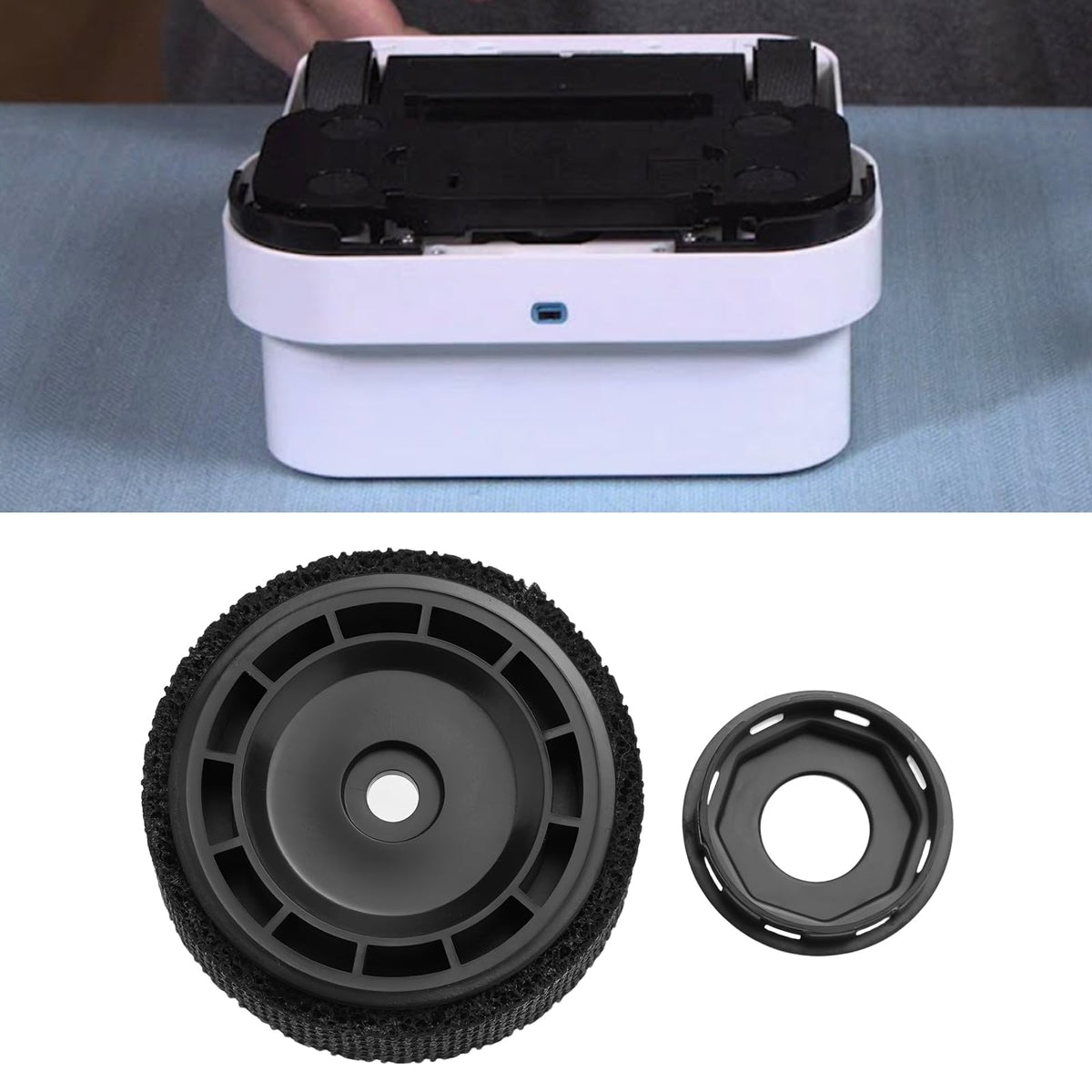 eMagTech 2Pcs Sweeper Replacement Wheels Compatible with IRobot Braava Jet M6