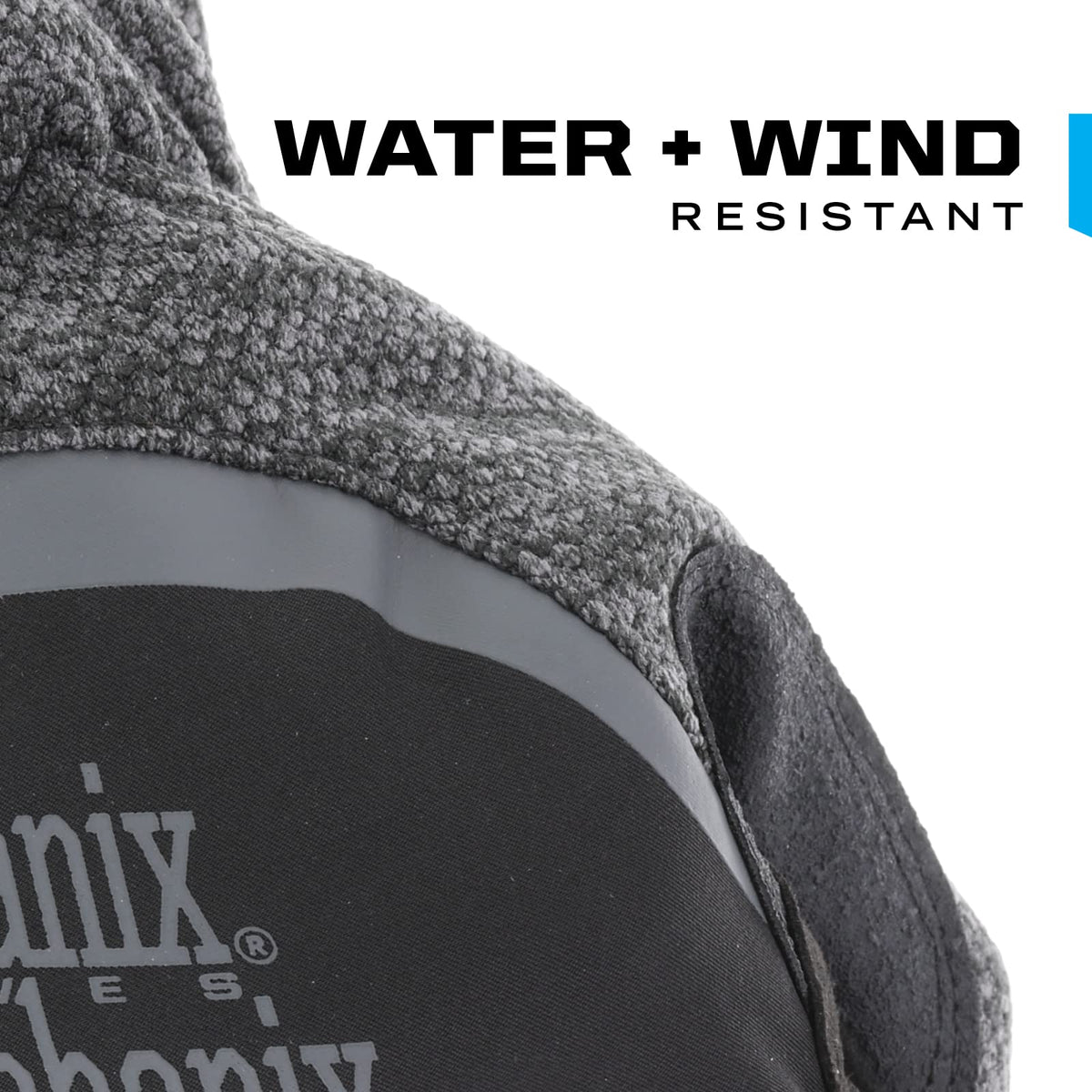 ColdWork FastFit Winter Work Gloves Black/Gray Large