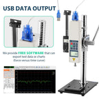 500N/112Lbf Digital Push Pull Force Gauge with Lever Test Stand