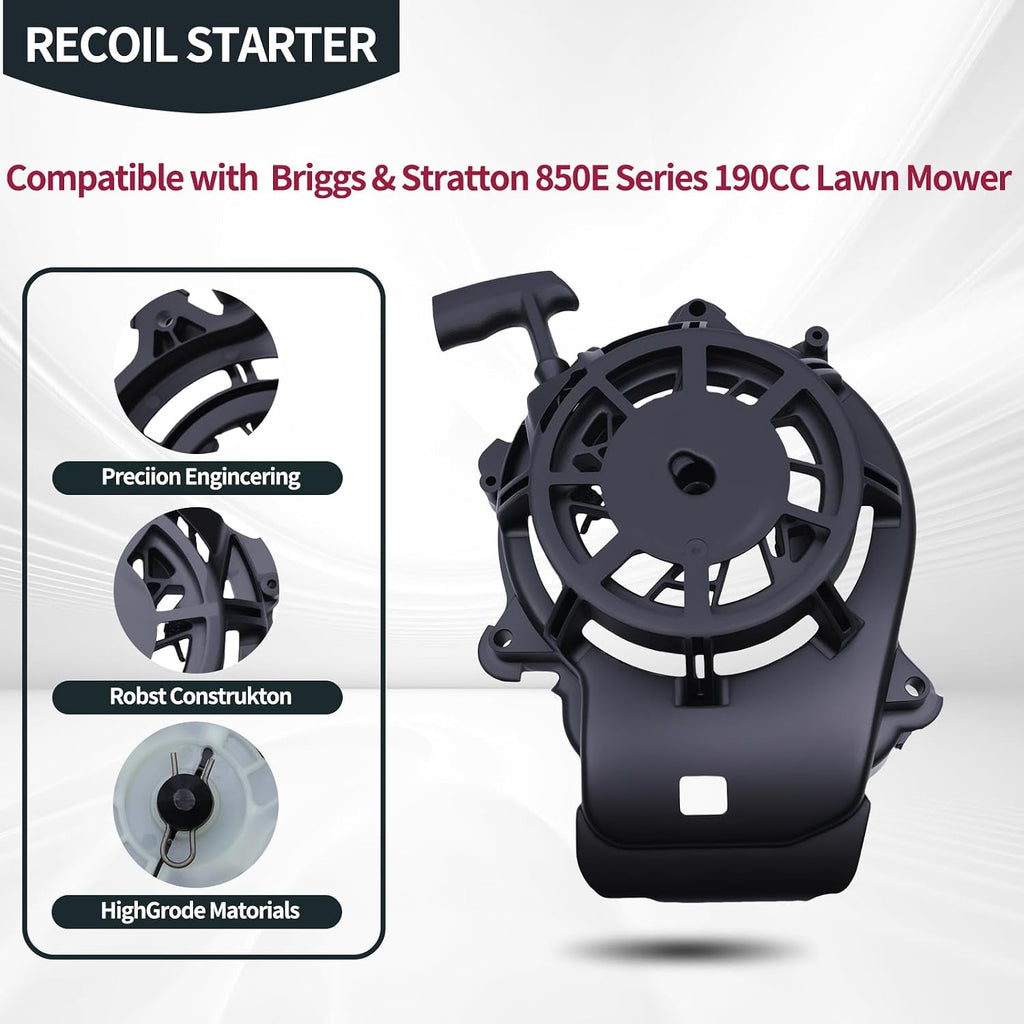 597268 Recoil Starter Compatible with Briggs & Stratton 850E Series 190CC Lawn Mower