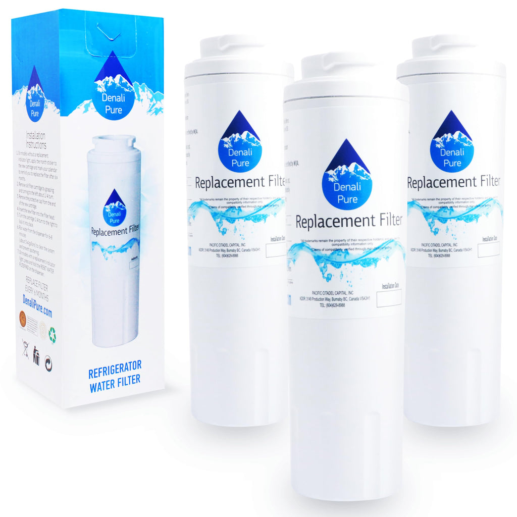 3-Pack Replacement for KitchenAid KFXL25RYMS1 Refrigerator Water Filter
