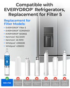 4396508 Water Filter Replacement for Everydrop EDR5RXD1, 2 Pack