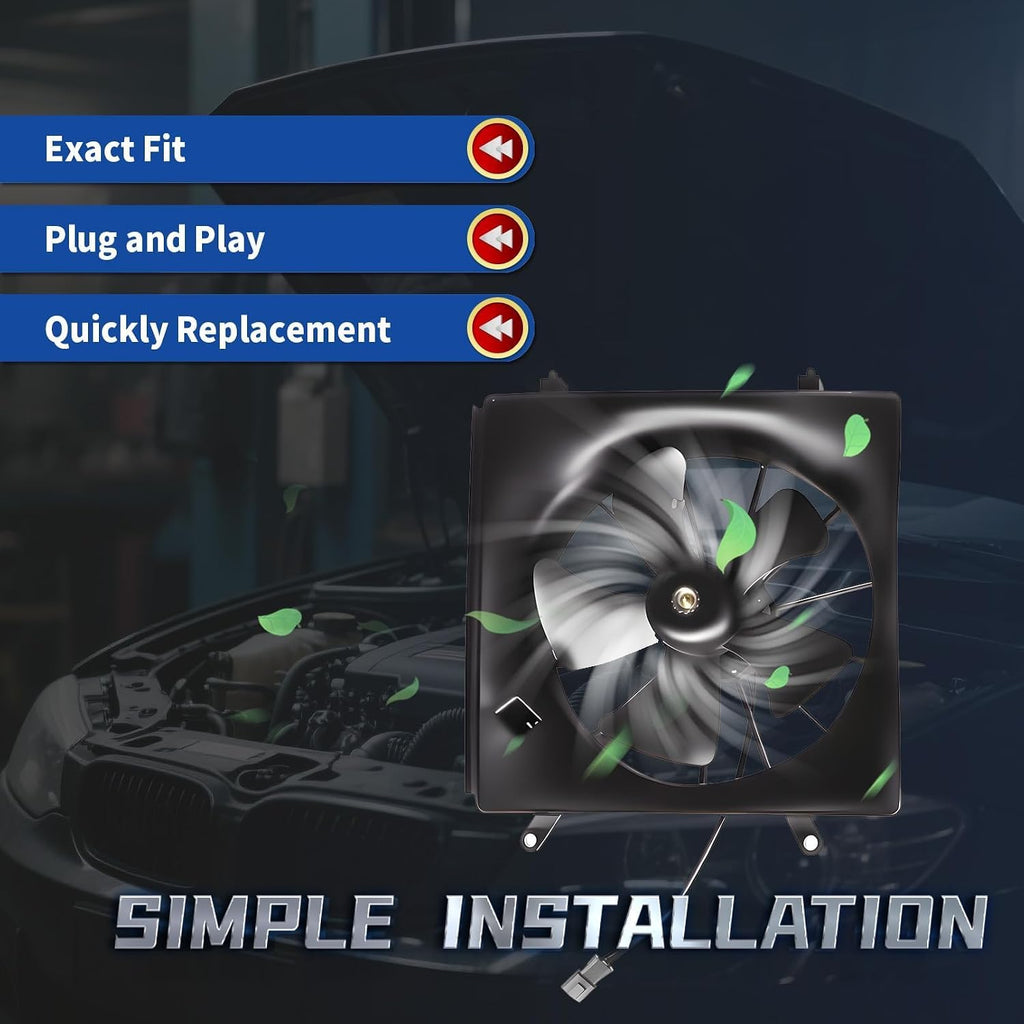 Cooling Fan 620-233 Compatible with CR-V Element 2002-2006