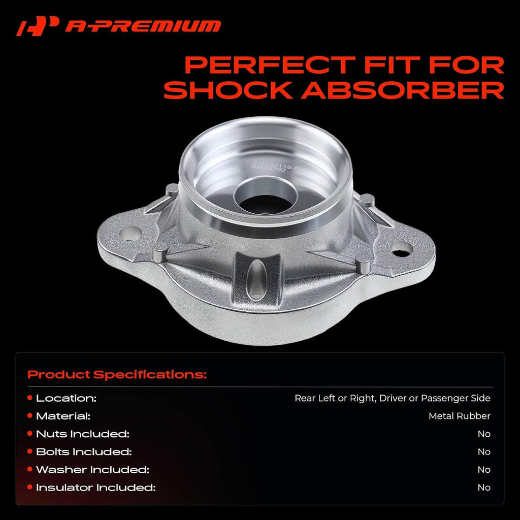 A-Premium Rear Suspension Strut Mount Compatible with Honda