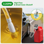 Automatic Gas Can Pump 3.2 GPM Fuel Transfer Pump Battery or USB Powered