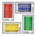 Prepared Microscope Slides, 48pcs Plastic Animals Insects Plants Flowers Sample Specimens