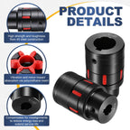 MECCANIXITY XL1 Type Flexible Elastic Shaft Coupling 12mm to 22mm Bore