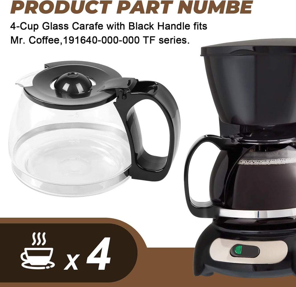 4-Cup Glass Carafe fits for Mr.Coffee,Universal Coffee Pot Machine