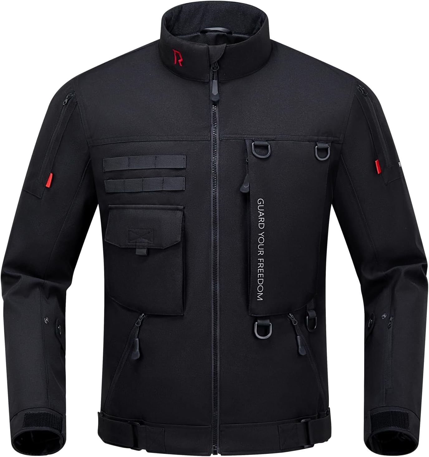 Motorcycle Riding Jacket for Men with CE Certified | CE Level 2 Armor, EVA Back Protector, Removable Liner