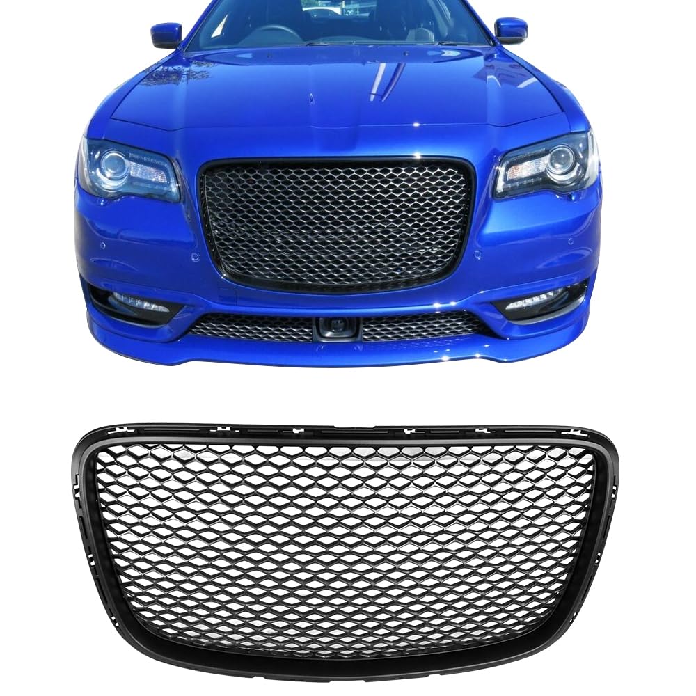 Fit 2015-2023 Chrysler 300 Grille TBD Style Black