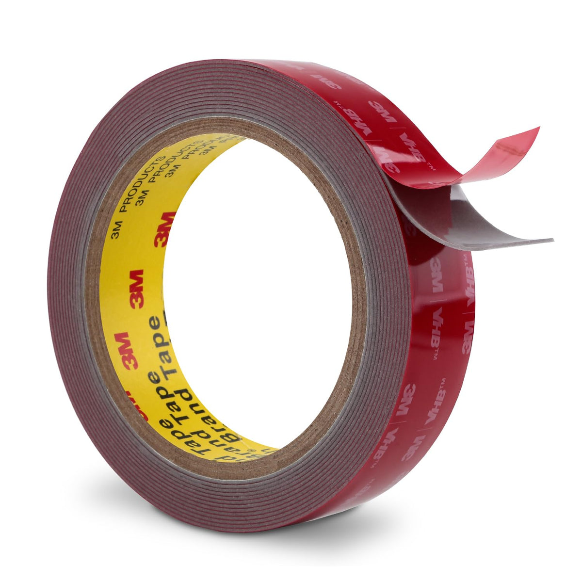 3M Double Sided Tape 1" x 15.4Ft Heavy Duty Mounting Tape Grey