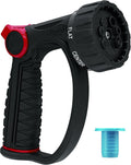 58993 7-Pattern Watering Nozzle with Thumb Control, Black