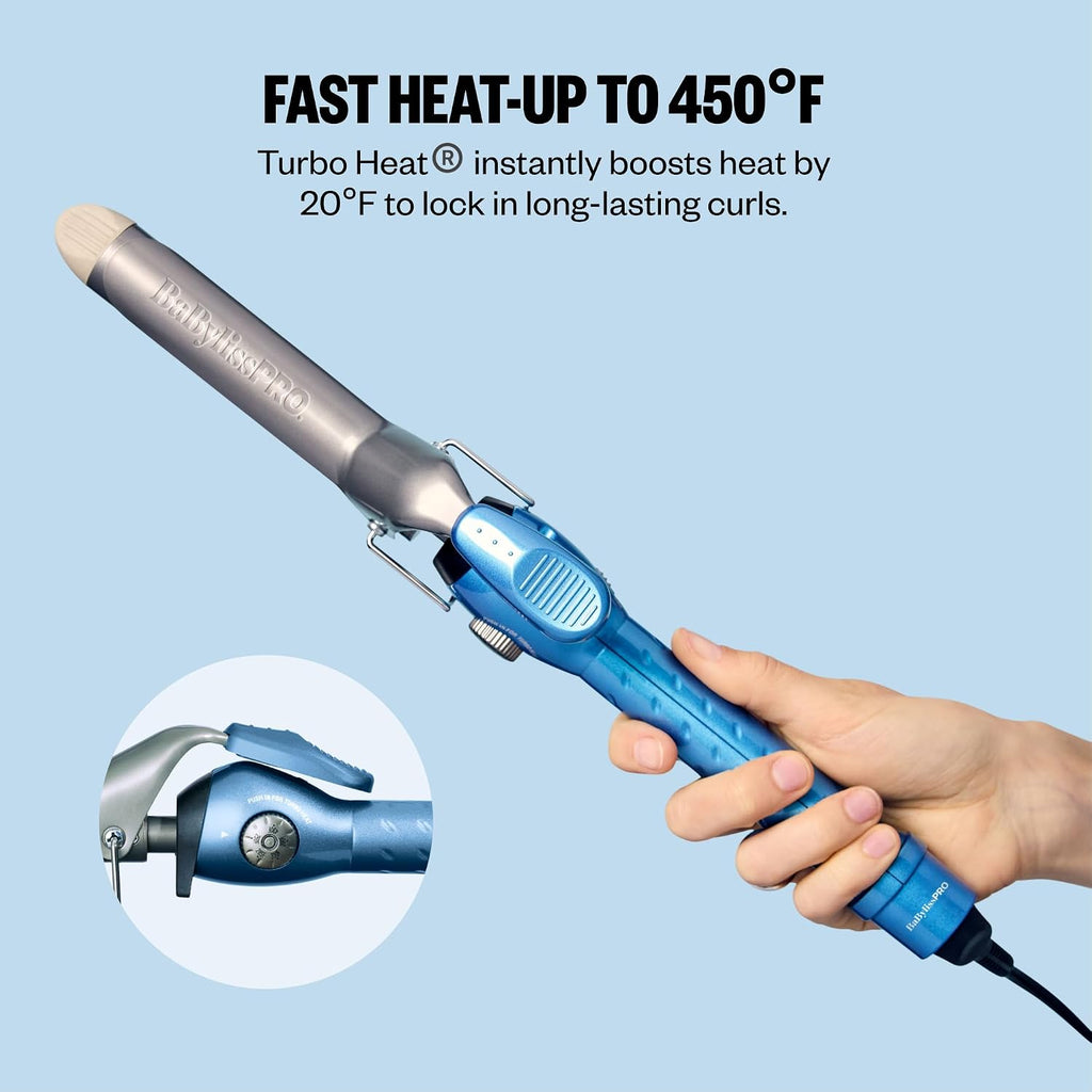 Nano Titanium Spring Curling Iron, Professional Hair Wand, Tool for Stylists, Nano Titanium Technology for Tight