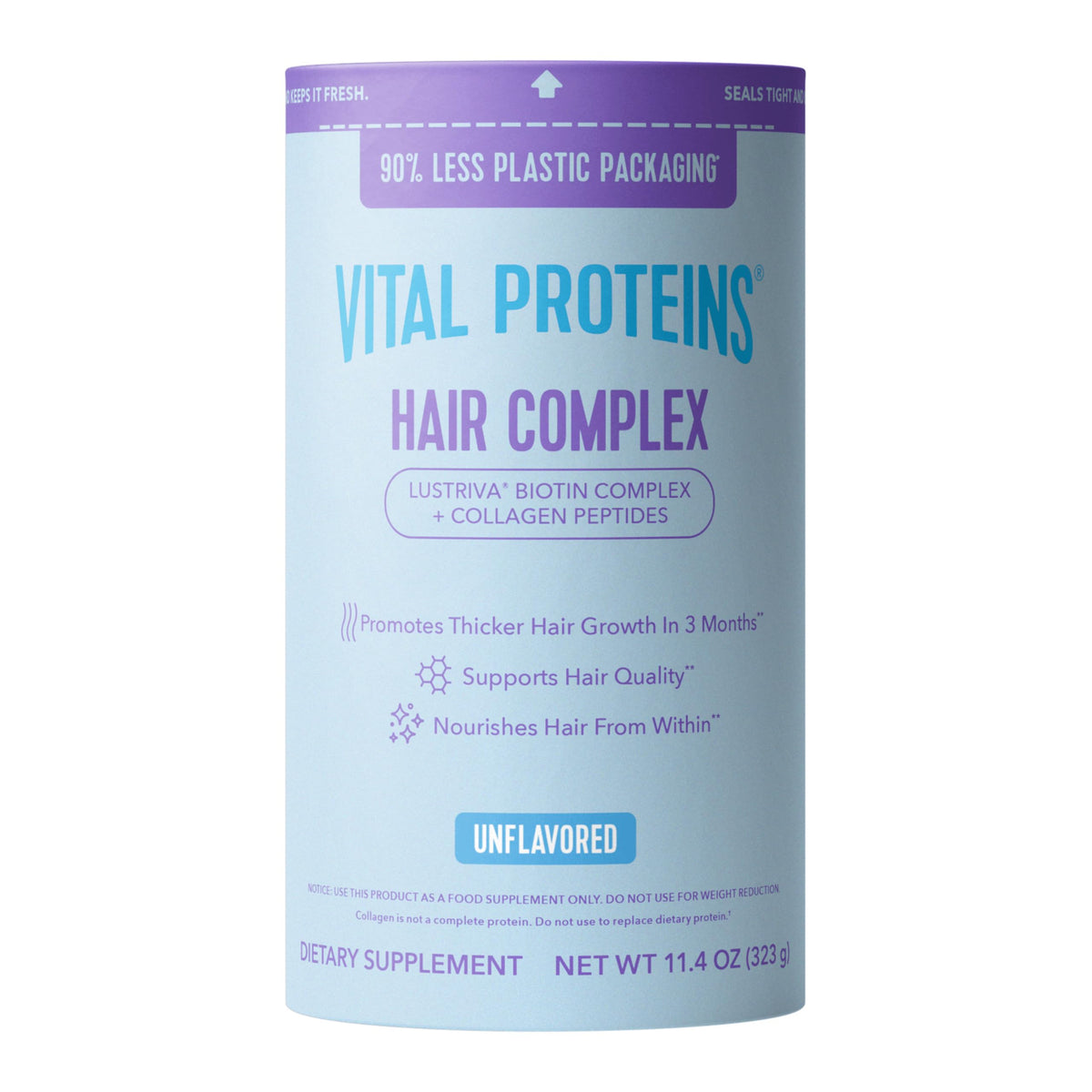 Collagen Peptides + Biotin, Unflavored, 11.4oz