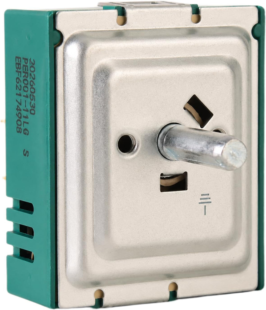 EBF62174908 Surface Element Infinite Switch Replacement for LG Electric Range Burner Control Rotary Switch Compatible with LSEL6337F LSEL6335F LSIS6338F LTEL7337F