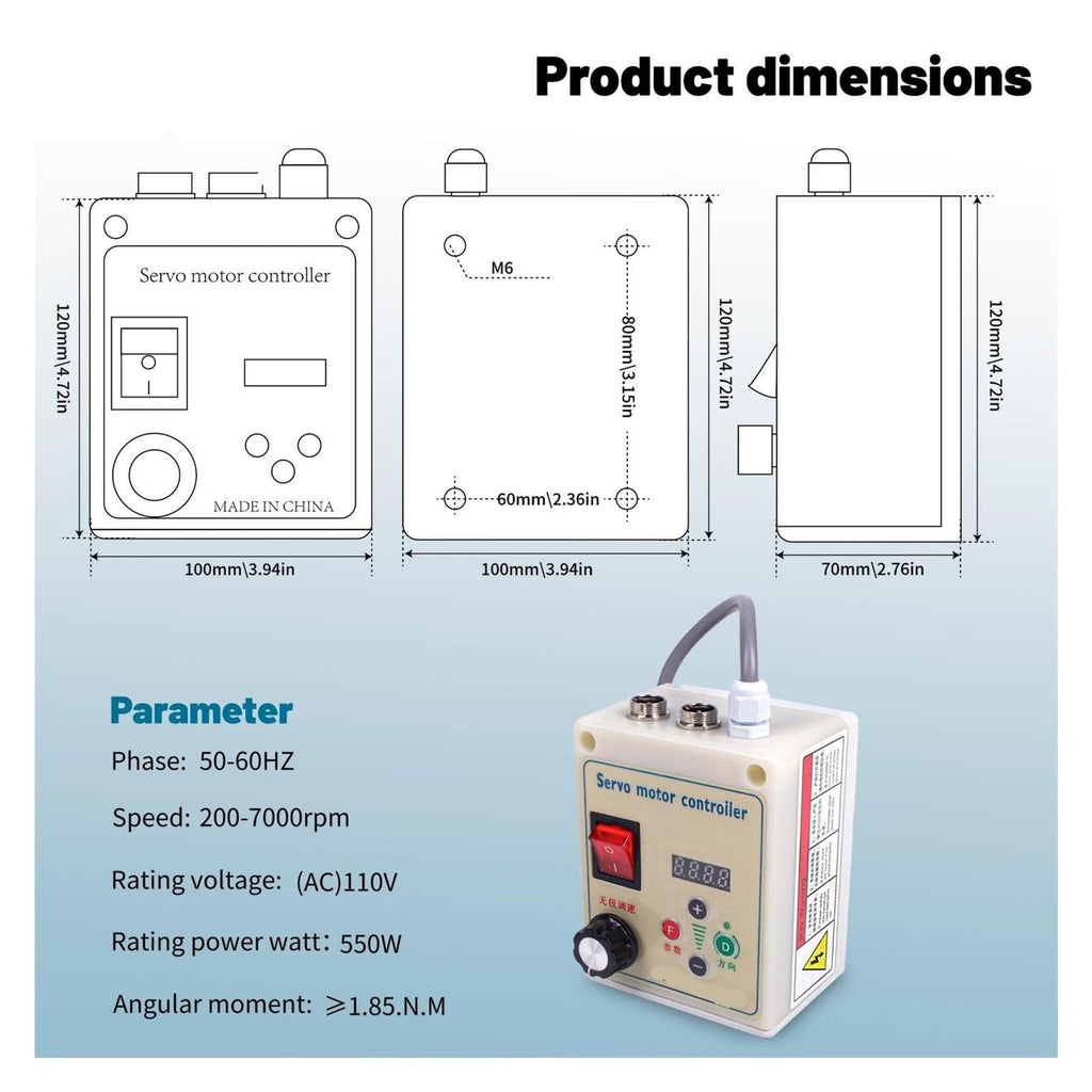 Brushless Servo Motor Speed Controller, AC Servo Motor