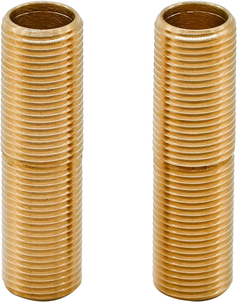 1/2" MNPT x 1/2" Male G Brass Pipe Extension Adapter