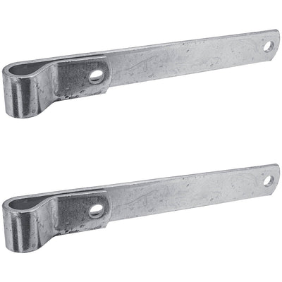 10" Heavy Duty Strap Hinge, Zinc; Use with 5/8" Male Hinge - 2ct