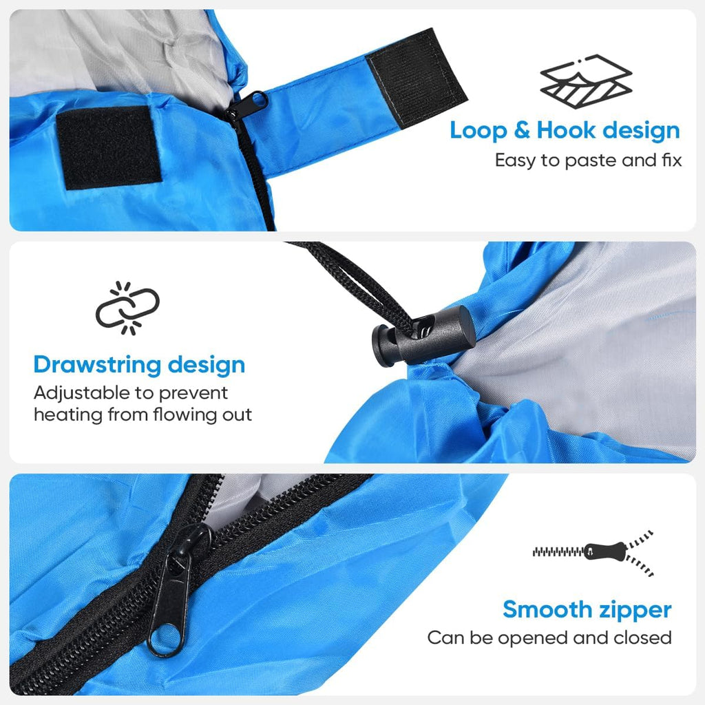 Sleeping Bags Portable Waterproof Camping Sleeping Bag for Adults Kids 4 Seasons Cold Weather or Warm Backpacking