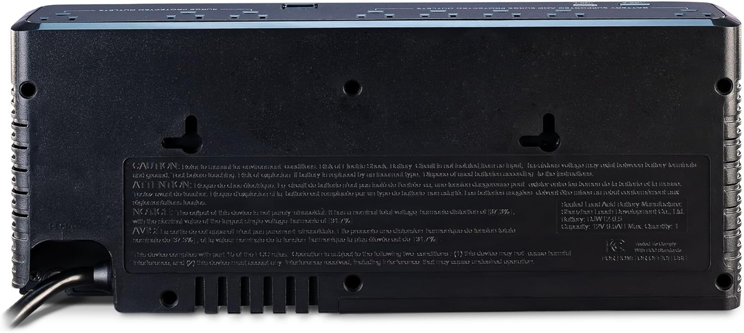 SL950U Standby UPS Battery Backup and Surge Protector | 950VA/510W, 8 Outlets, USB Charge Ports, Slim Profile, UL
