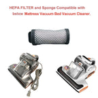 Feenynic 3Pack Hepa Filter Replacement Work with JIGOO T600 Mattress Vacuum