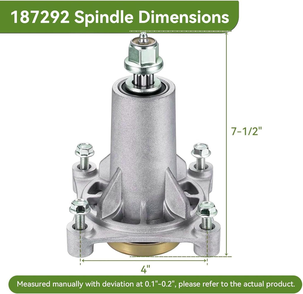 Spindle Assembly Fit for Craftsman HU A riens Pou lan - Mandrel Spindle Fit for 42" 46" 48" 54" Mower Deck, with