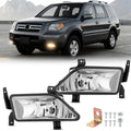 Nilight Fog Lights Assembly Compatible with 2006 2007 2008 Honda Pilot