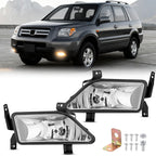 Nilight Fog Lights Assembly Compatible with 2006 2007 2008 Honda Pilot
