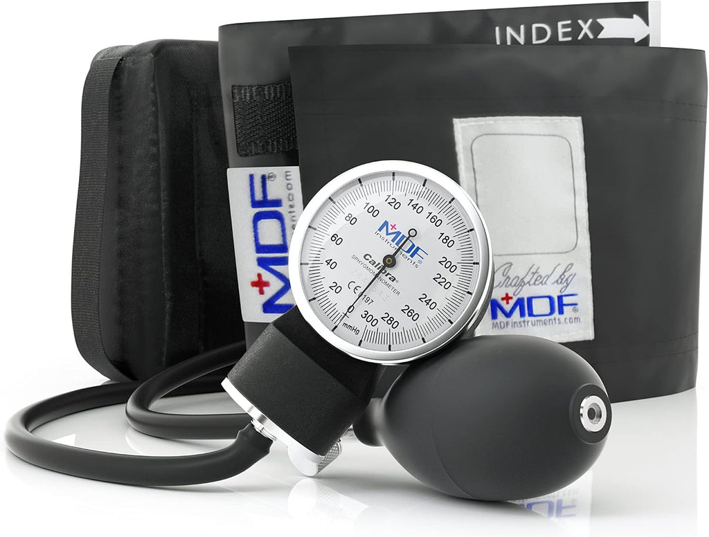 Calibra Aneroid Premium Professional Sphygmomanometer, Blood Pressure Monitor with Adult Cuff & Carrying Case