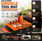 Silicone Griddle Mat for Nexgrill 36" Daytona 4 Burner Propane Griddle, Non Stick Grill Mat for Outdoor Cooking