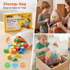 28PCS Large Magnet Building Blocks, 1.3inch, with a Storage Bag