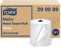 Matic Paper Hand Towel Roll White H1, 6 Rolls x 700 ft, 290089