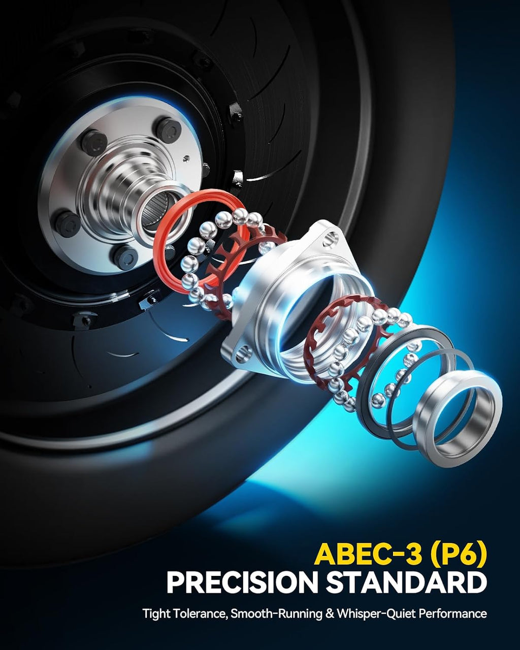 PHILTOP Front 515078 Wheel Bearing Hub Assembly 5 Lugs for Ford Explorer