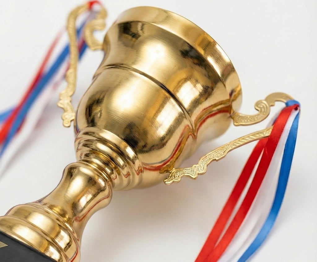 25 Inch Large Trophy Cup with Free Custom Engraving - Premium Metal Cup Award for Sports Tournaments, Employee of the