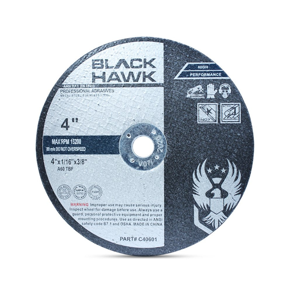 BHA 4 x 1/16 x 3/8 Cut Off Wheels for Die Grinders, Metal - 25 Pack