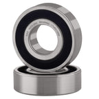 XiKe 6203-2RS Deep Groove Ball Bearing, 17mmx40mmx12mm (2-Pack)