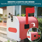 Universal Mailbox Flag Replacement Kit for Post Mount & Wall Mount Mailboxes, Easy-Install, Weather-Proof & Tool-Free