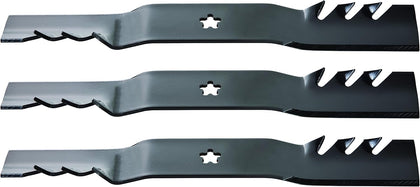 Lawn Mower Blades, 3 Pack, Gator G3 Mulching Blades, Lawn Mower Parts, 18-7/16" Length, 54" Deck, Fits Most Standard